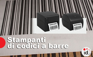 Stampanti di codici a barre ID Solutions per logistica e magazzino